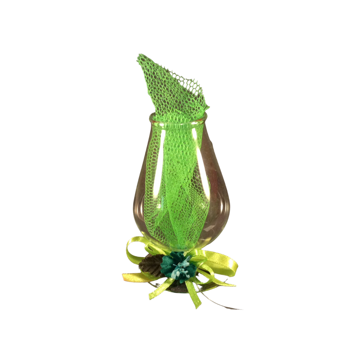 GREEN CHALICE GOBLET GLASS WEDDING SOUVENIR & GIVEAWAYS by LIMAN